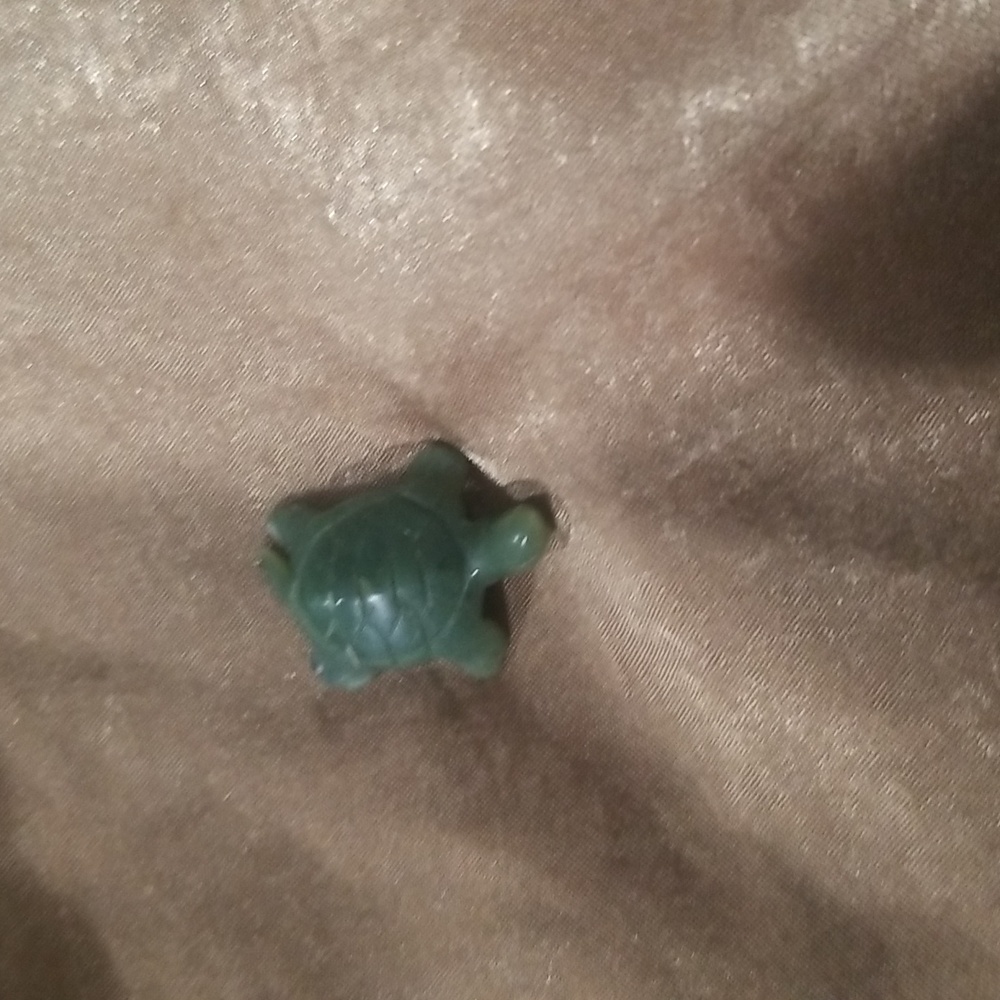 Green adventurine turtle
